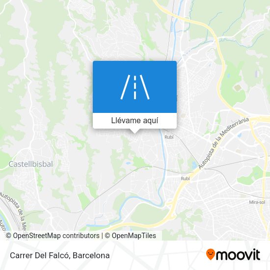 Mapa Carrer Del Falcó