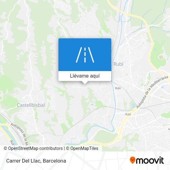 Mapa Carrer Del Llac