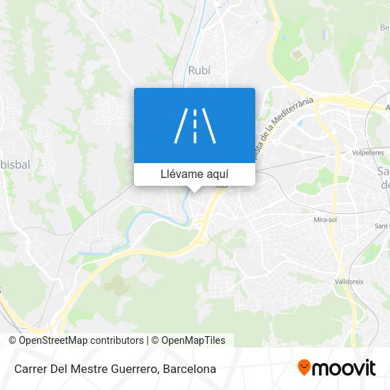 Mapa Carrer Del Mestre Guerrero