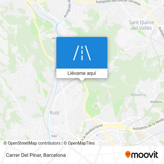 Mapa Carrer Del Pinar