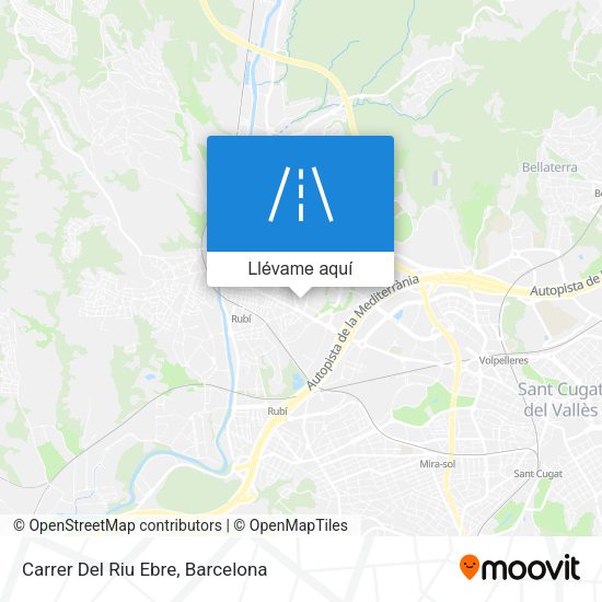 Mapa Carrer Del Riu Ebre