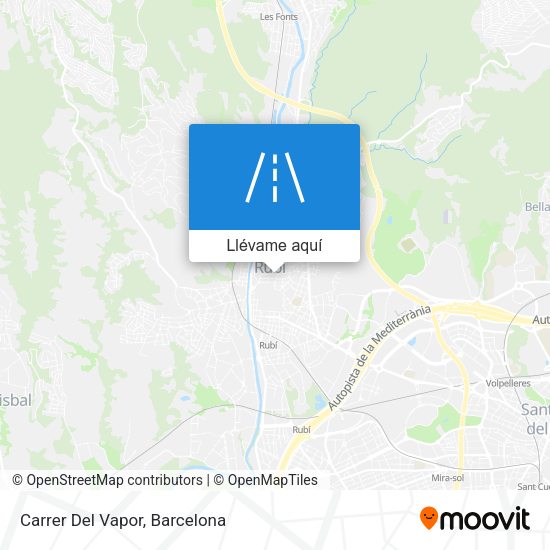 Mapa Carrer Del Vapor