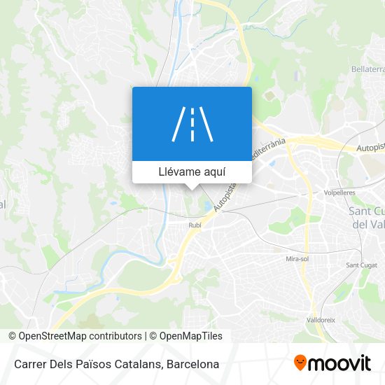 Mapa Carrer Dels Països Catalans