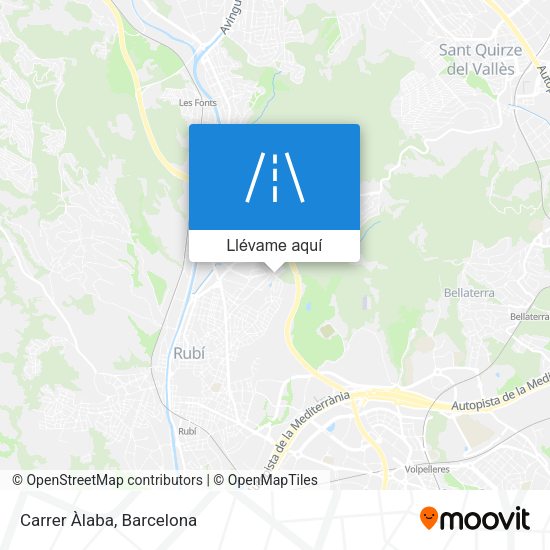 Mapa Carrer Àlaba