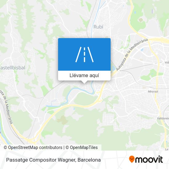 Mapa Passatge Compositor Wagner