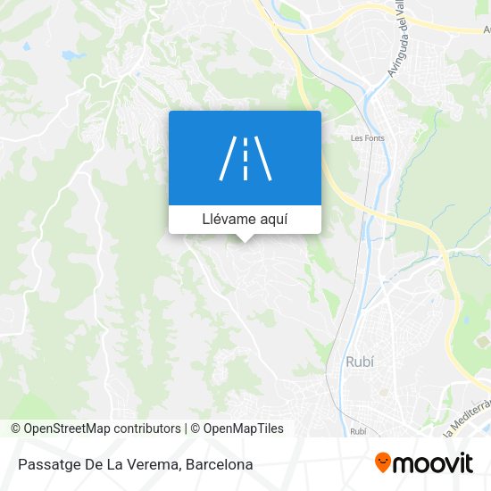 Mapa Passatge De La Verema