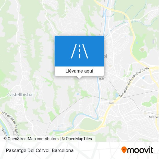 Mapa Passatge Del Cérvol