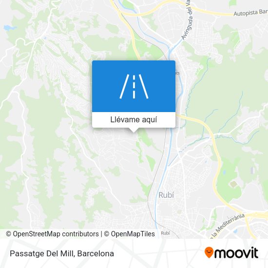 Mapa Passatge Del Mill