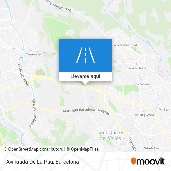 Mapa Avinguda De La Pau