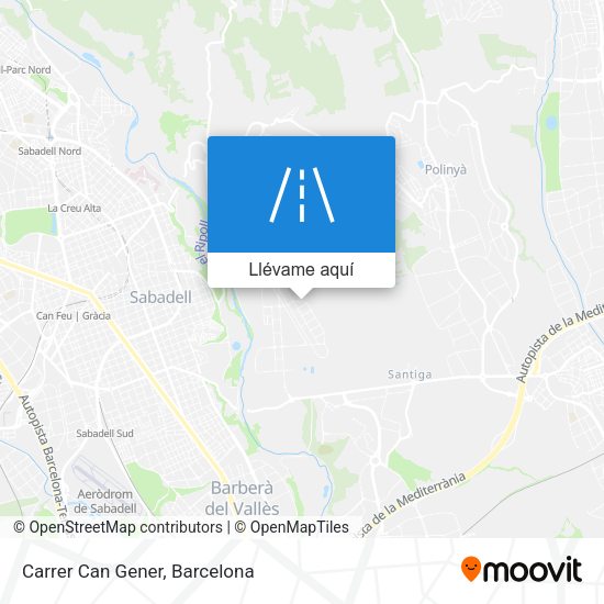 Mapa Carrer Can Gener