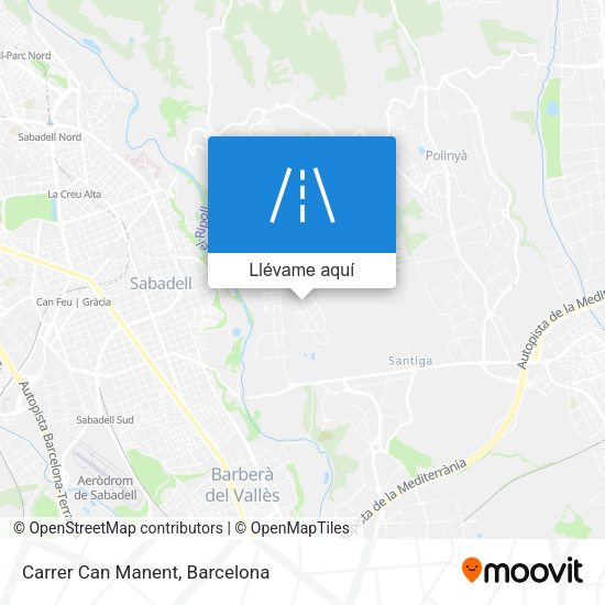 Mapa Carrer Can Manent