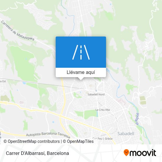 Mapa Carrer D'Albarrasí