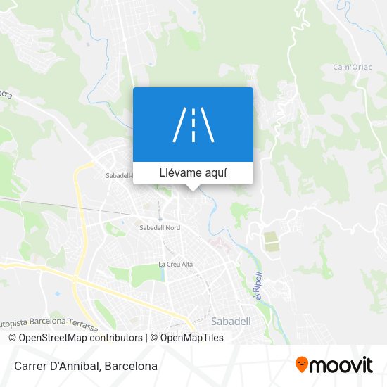 Mapa Carrer D'Anníbal