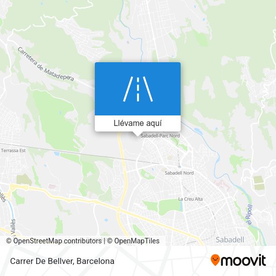 Mapa Carrer De Bellver