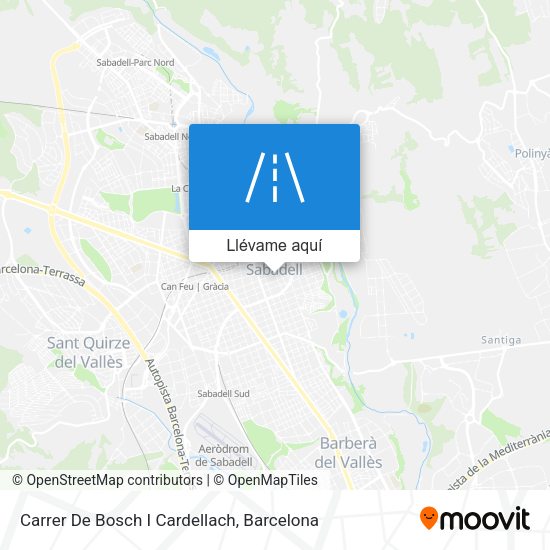 Mapa Carrer De Bosch I Cardellach