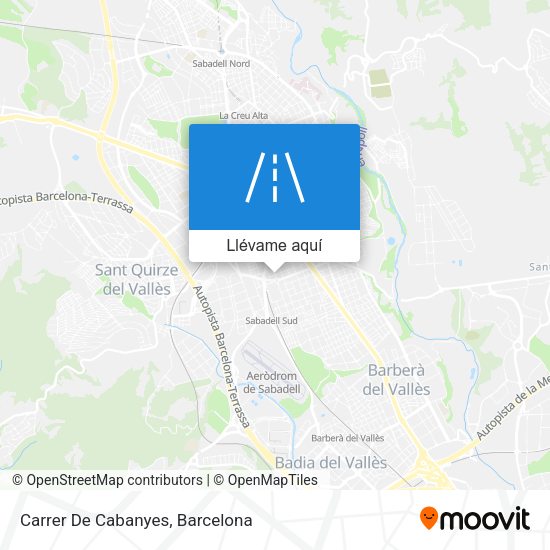 Mapa Carrer De Cabanyes