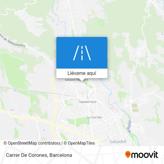 Mapa Carrer De Corones