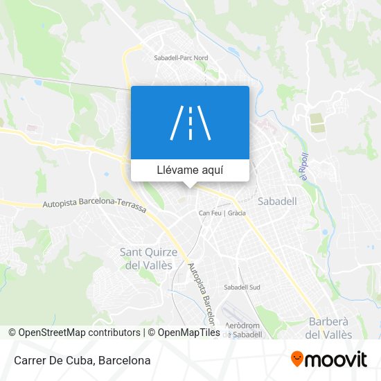 Mapa Carrer De Cuba