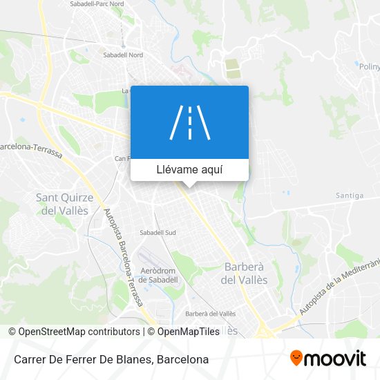 Mapa Carrer De Ferrer De Blanes