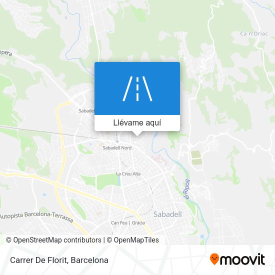 Mapa Carrer De Florit