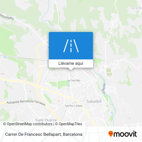 Mapa Carrer De Francesc Bellapart