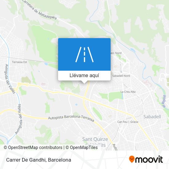 Mapa Carrer De Gandhi