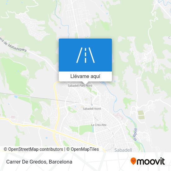 Mapa Carrer De Gredos