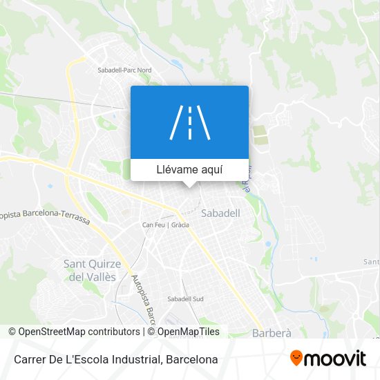 Mapa Carrer De L'Escola Industrial