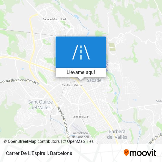 Mapa Carrer De L'Espirall