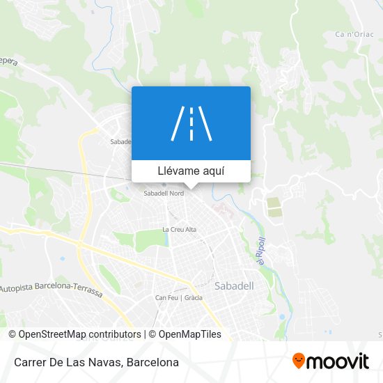 Mapa Carrer De Las Navas
