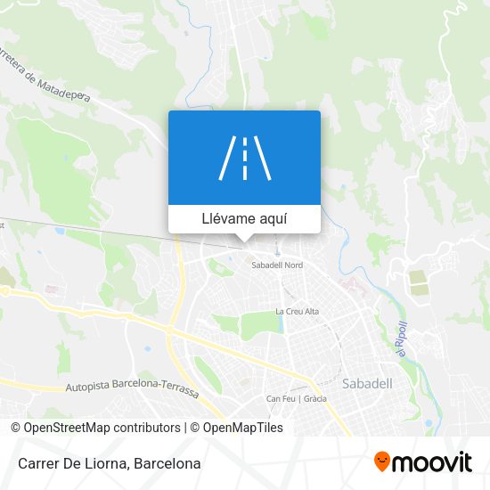 Mapa Carrer De Liorna