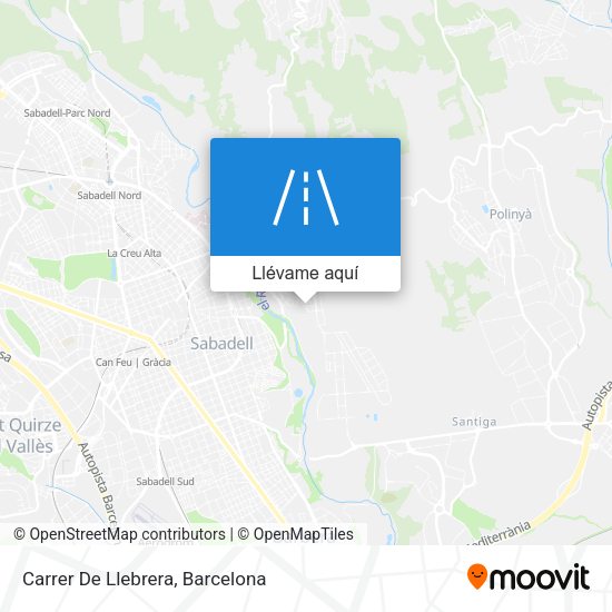 Mapa Carrer De Llebrera