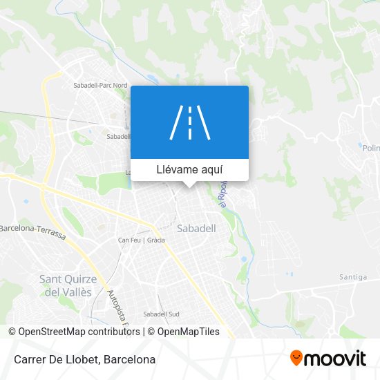 Mapa Carrer De Llobet