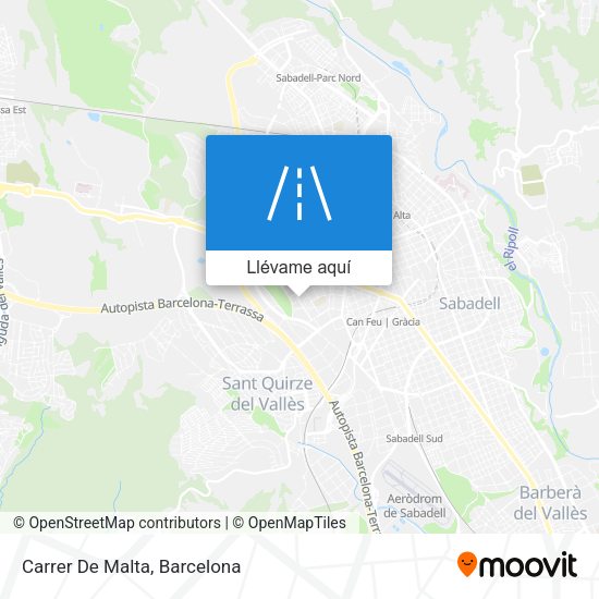 Mapa Carrer De Malta