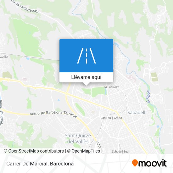 Mapa Carrer De Marcial