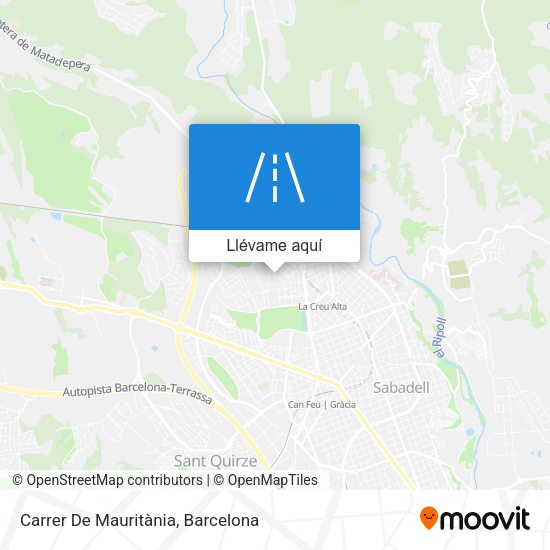 Mapa Carrer De Mauritània