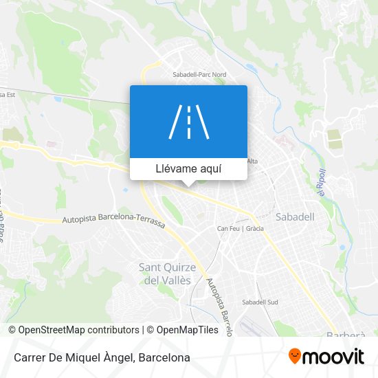 Mapa Carrer De Miquel Àngel