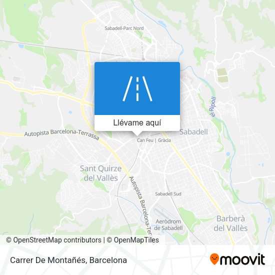 Mapa Carrer De Montañés