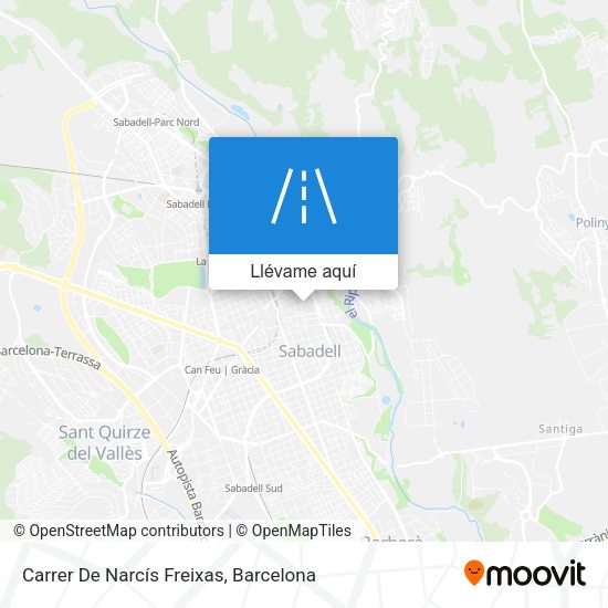 Mapa Carrer De Narcís Freixas