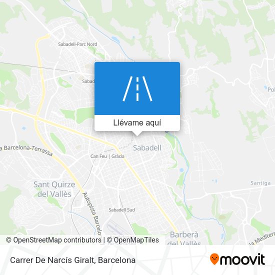 Mapa Carrer De Narcís Giralt