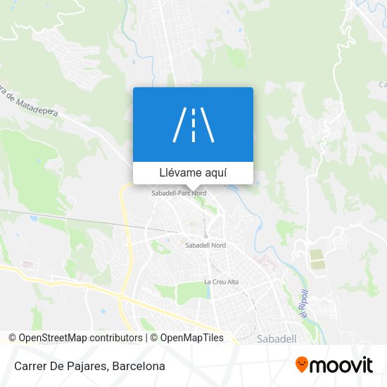 Mapa Carrer De Pajares