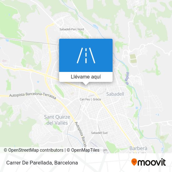 Mapa Carrer De Parellada