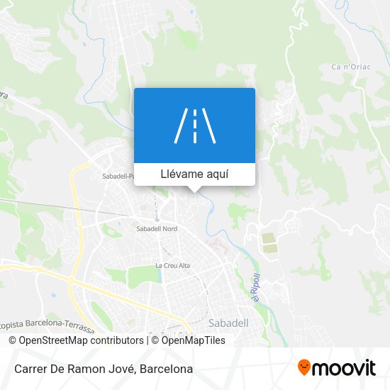 Mapa Carrer De Ramon Jové