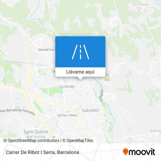 Mapa Carrer De Ribot I Serra
