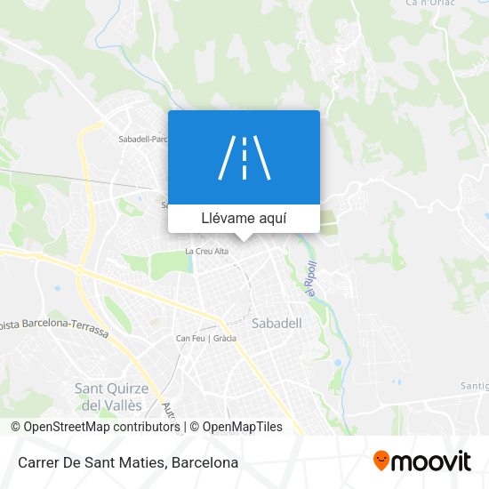 Mapa Carrer De Sant Maties