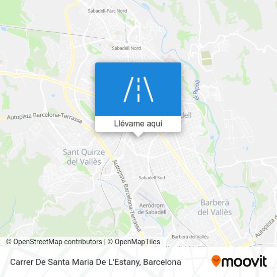 Mapa Carrer De Santa Maria De L'Estany