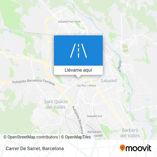 Mapa Carrer De Sarret