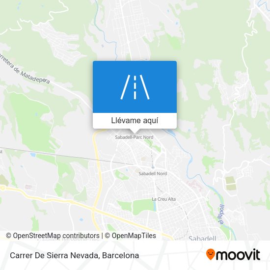 Mapa Carrer De Sierra Nevada