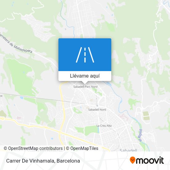 Mapa Carrer De Vinhamala
