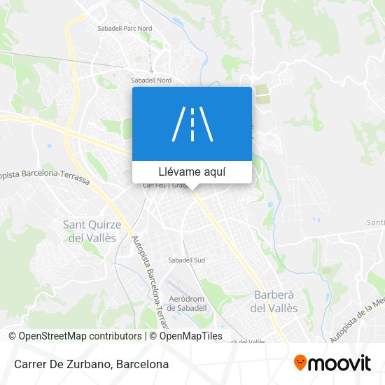Mapa Carrer De Zurbano